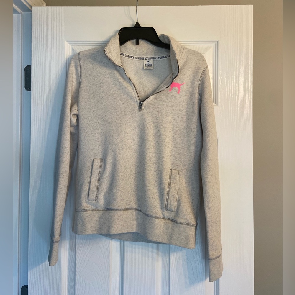 PINK Victoria’s Secret Quarter Zip Pullover